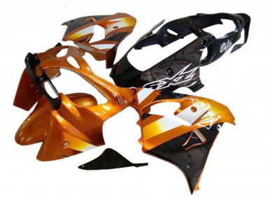 Carénages Moto Kawasaki ZX9R 2000-2001 - Orange Noir Vendre