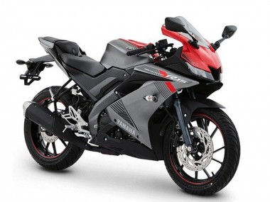 Carénages Moto Yamaha YZF R15 2018-2024 - Gris Mat Rouge Vendre