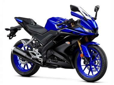 Carénages Moto Yamaha YZF R15 2018-2024 - Bleu Noir Mat Vendre