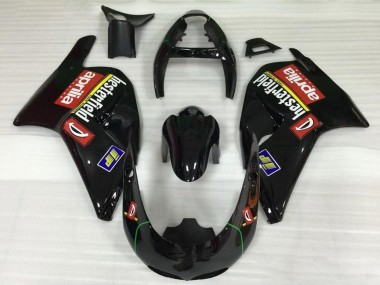 Carénages Moto Aprilia RS250 1995-1997 - Noir Brillant Rouge Vendre