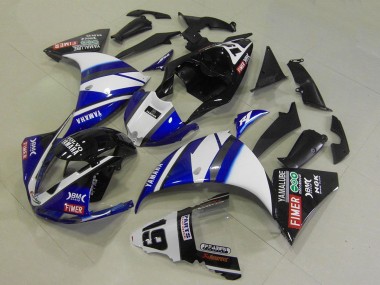 Carénages Moto Yamaha YZF R1 2009-2011 - Blanc Bleu Noir Fimer Yamalube Vendre