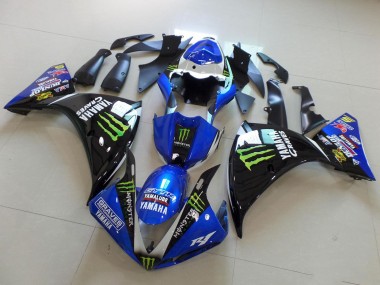 Carénages Moto Yamaha YZF R1 2009-2011 - Blanc Bleu Noir Vert Monstre Yamalube Graves Vendre