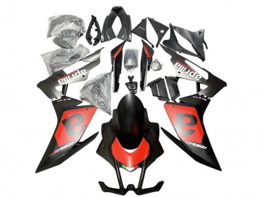 Carénages Moto Aprilia RSV4 1000 2009-2015 - Noir Mat Rouge Blanc Vendre