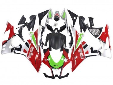 Carénage Moto Aprilia RSV4 1000 2009-2015 - Rouge Blanc Vert Vendre