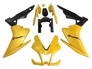Carénages Moto Aprilia RSV4 1000 2009-2015 - Jaune Noir Vendre