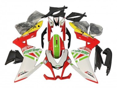 Carénages Moto Aprilia RSV4 1000 2009-2015 - Blanc Rouge Vert Jaune Vendre