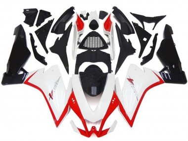 Carénages Moto Aprilia RSV4 1000 2009-2015 - Blanc Rouge Noir Vendre