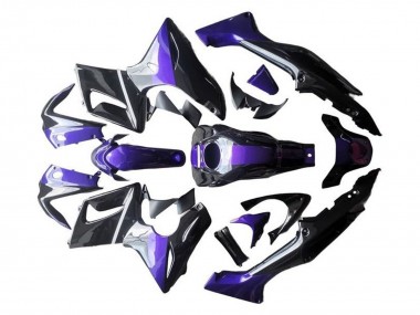 Carénages Moto Honda CBR125R 2002-2006 - Argent Violet Noir Brillant Vendre