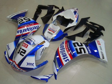 Carénages Moto Yamaha YZF R1 2009-2011 - Blanc Bleu Rouge Noir Sterilgarda Vendre