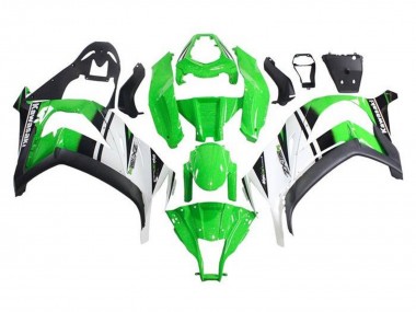 Carénages Moto Kawasaki ZX10R 2011-2015 - Vert Blanc Noir Bande Vendre