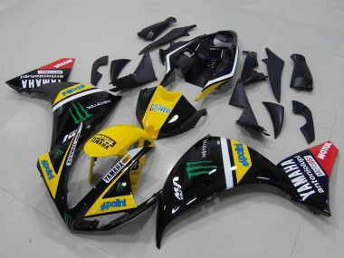 Carénages Moto Yamaha YZF R1 2012-2014 - Jaune Blanc Noir Rouge Vert Monstre Vendre