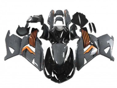 Carénages Moto Kawasaki ZX14R ZZR1400 2006-2011 - Gris Orange Noir Vendre