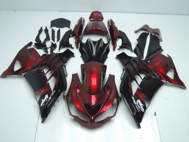 Carénage Moto Kawasaki ZX14R ZZR1400 2012-2024 - Rouge Noir Brillant Blanc Ninja Vendre