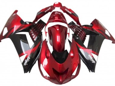 Carénages Moto Kawasaki ZX14R ZZR1400 2012-2024 - Rouge Noir Brillant Blanc Ninja Vendre