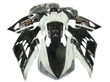 Carénages Moto Kawasaki ZX14R ZZR1400 2012-2024 - Blanc Noir Vendre