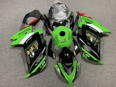 Carénages Moto Kawasaki EX300 2013-2017 - Vert Blanc Noir Rouge Elf Vendre