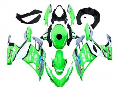 Carénages Moto Kawasaki Ninja 400 2018-2024 - Vert Gris Noir Bleu Trick Star Bridgestone Vendre