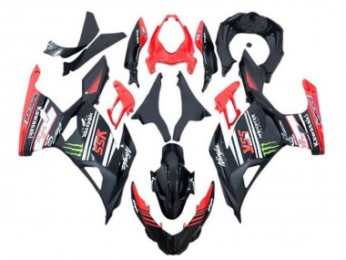Carénages Moto Kawasaki Ninja 400 2018-2024 - Rouge Noir Vert Monstre Vendre