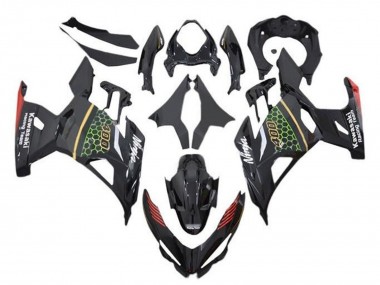 Carénages Moto Kawasaki Ninja 400 2018-2024 - Noir Vert Rouge Jaune Rayon de Miel Vendre