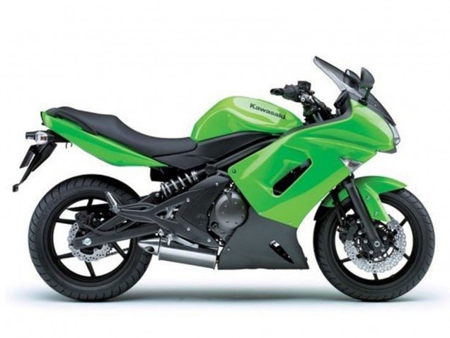 Carénages Moto Kawasaki Ninja 650 EX650 2006-2008 - Vert Noir Mat