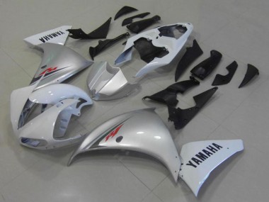 Carénages Moto Yamaha YZF R1 2012-2014 - Blanc Argent Vendre