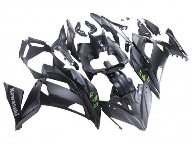 Carénages Moto Kawasaki Ninja 650 EX650 2017-2019 - Noir Mat Vert Vendre