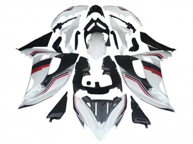 Carénages Moto Kawasaki Ninja 650 EX650 2017-2019 - Blanc Rouge Noir Bande Vendre