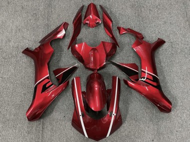 Carénages Moto Yamaha YZF R1 2015-2019 - Rouge Blanc Noir Vendre