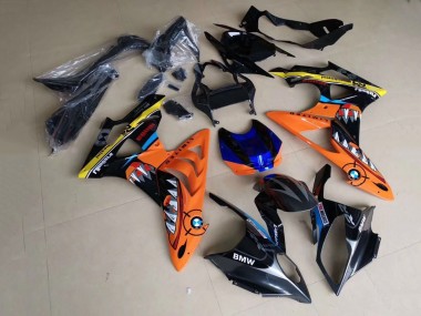 Carénages Moto BMW S1000RR 2009-2014 - Jaune Bleu Orange Noir Requin Vendre