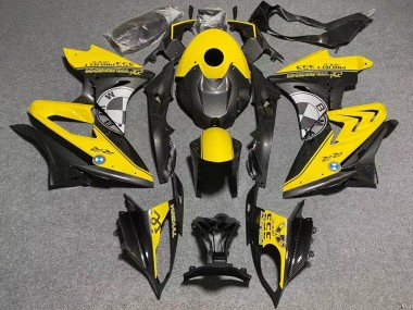 Carénages Moto BMW S1000RR 2009-2014 - Jaune Fausse Fibre de Carbone Vendre