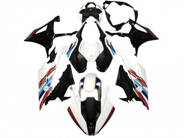 Carénages Moto BMW S1000RR 2019-2022 - Blanc Bleu Rouge Bleu Clair Vendre