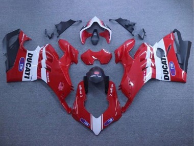 Carénages Moto Ducati Panigale V4 V4S 2020-2021 - Blanc Rouge Noir Mat Tim Vendre