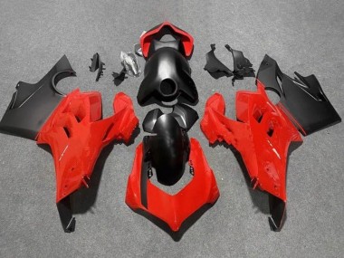 Carénages Moto Ducati Panigale V4 V4S 2020-2021 - Rouge Noir Mat Vendre