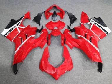 Carénages Moto Ducati Panigale V4 V4S 2020-2021 - Blanc Rouge Noir Brillant Bande Vendre