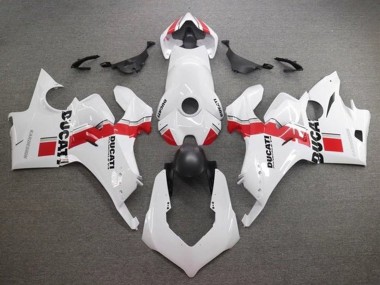 Carénages Moto Ducati Panigale V4 V4S 2020-2021 - Blanc Rouge Bande Vendre