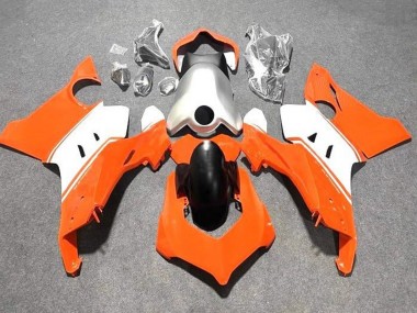 Carénages Moto Ducati Panigale V4 V4S 2020-2021 - Blanc Argent Orange Vendre