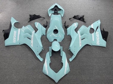 Carénages Moto Ducati Panigale V4 V4S 2020-2021 - Bleu Clair Blanc Vendre