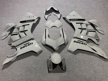 Carénages Moto Ducati Panigale V4 V4S 2020-2021 - Gris Noir Brillant Vendre