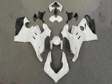 Carénages Moto Ducati Panigale V4 V4S 2020-2021 - Blanc Perle Noir Brillant Vendre