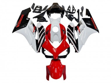 Carénage Moto Honda CBR1000RR 2004-2005 - Blanc Rouge Noir Brillant Bande Vendre