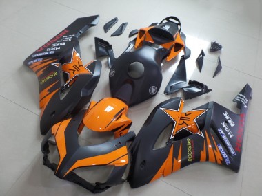 Carénages Moto Honda CBR1000RR 2004-2005 - Orange Noir Mat Rockstar Vendre