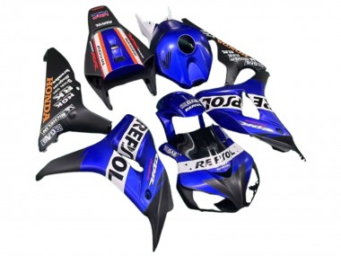 Carénages Moto Honda CBR1000RR 2006-2007 - Bleu Blanc Rouge Noir Mat Repsol Vendre