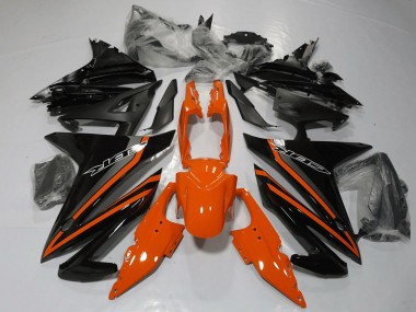 Carénages Moto Honda CBR500R 2016-2018 - Orange Gris Noir Brillant Vendre