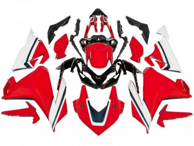 Carénages Moto Honda CBR500R 2019-2021 - Rouge Blanc Noir Bande Vendre