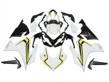 Carénages Moto Honda CBR500R 2019-2021 - Blanc Jaune Noir Vendre