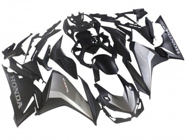 Carénages Moto Honda CBR500R 2019-2021 - Argent Noir Mat Vendre