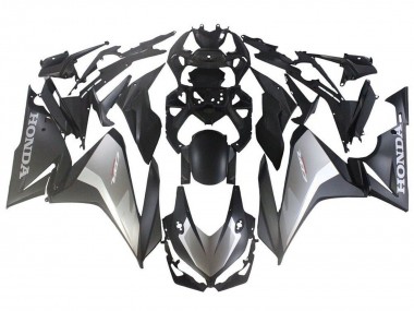 Carénages Moto Honda CBR500R 2019-2021 - Argent Noir Mat Vendre