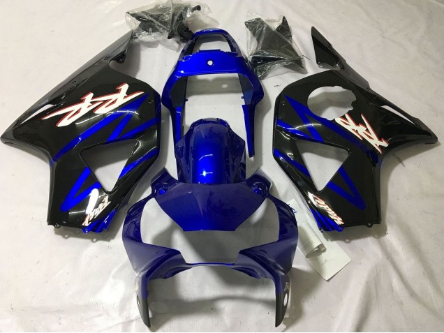 Carénages Moto Honda CBR900RR 954 2002-2003 - Bleu Noir Brillant