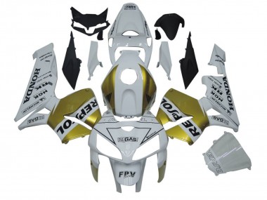Carénages Moto Honda CBR600RR 2005-2006 - Blanc Or Repsol Vendre