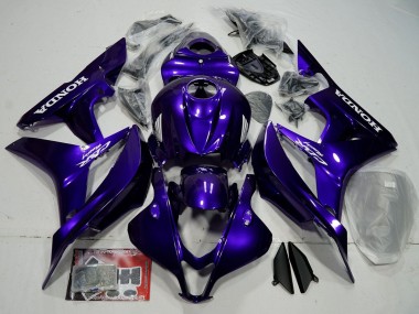 Kits Carénage Moto ABS Honda CBR600RR 2007-2008 - Bleu Noir Brillant Vendre